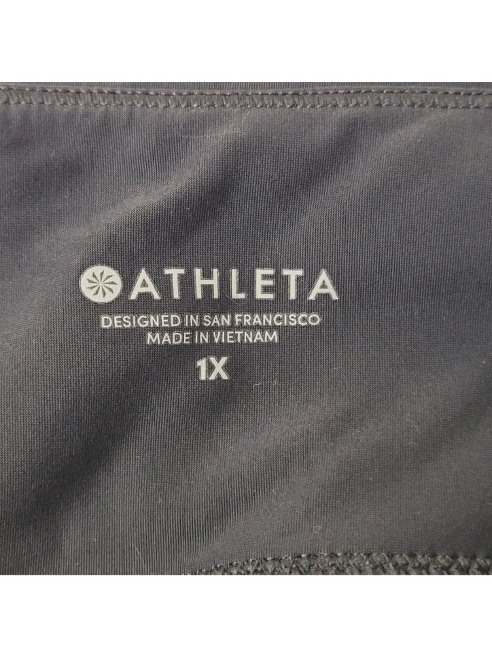 Athleta Women's Black Activewear With Zippered Pockets Leggings Size 1X - Picture 10 of 12